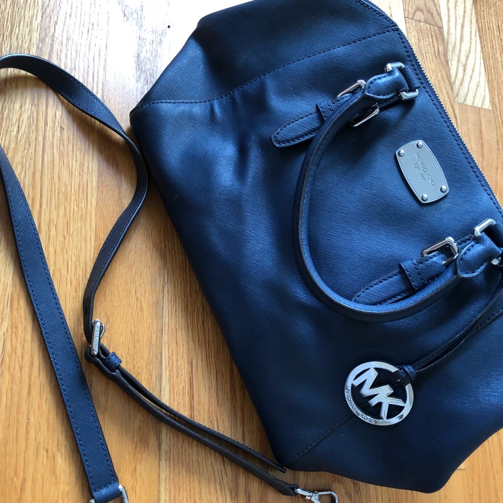 Navy blue Michael Kors Purse